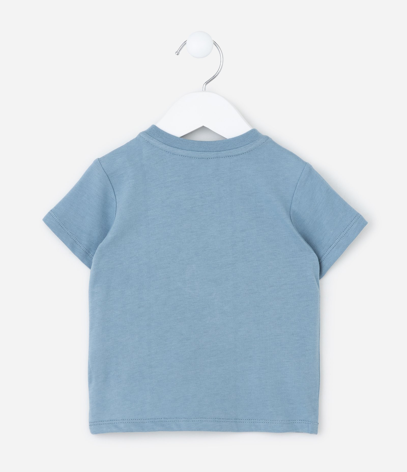 Conjunto Infantil com Estampa de Dinos - Tam 3 a 18 meses Azul/Verde 5