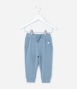 Calça Jogger Infantil em Malha Modal - Tam 0 a 12 meses