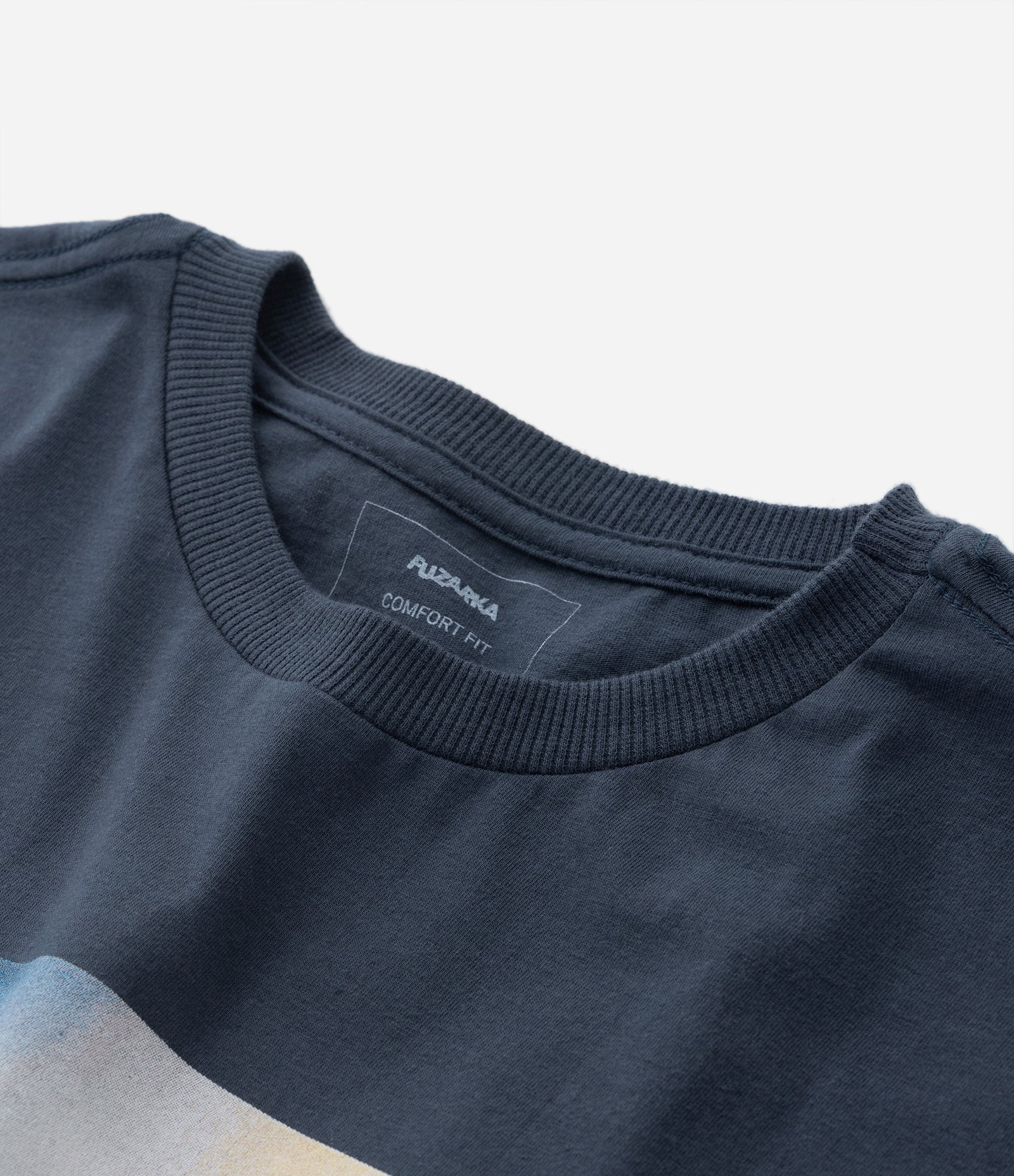 Camiseta Regular Infantil com Estampa Paisagem - Tam 5 a 14 Anos Azul 4