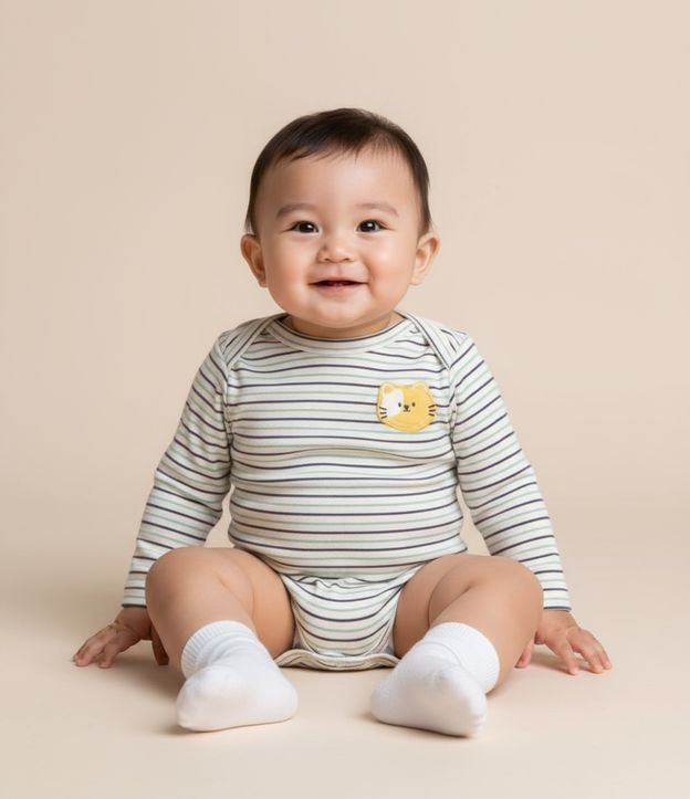 Cor: Branco | Tamanho: 9-12M