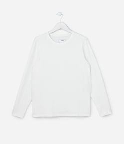 Camiseta Infantil Básica em Suedine - Tam 5 a 14 Anos