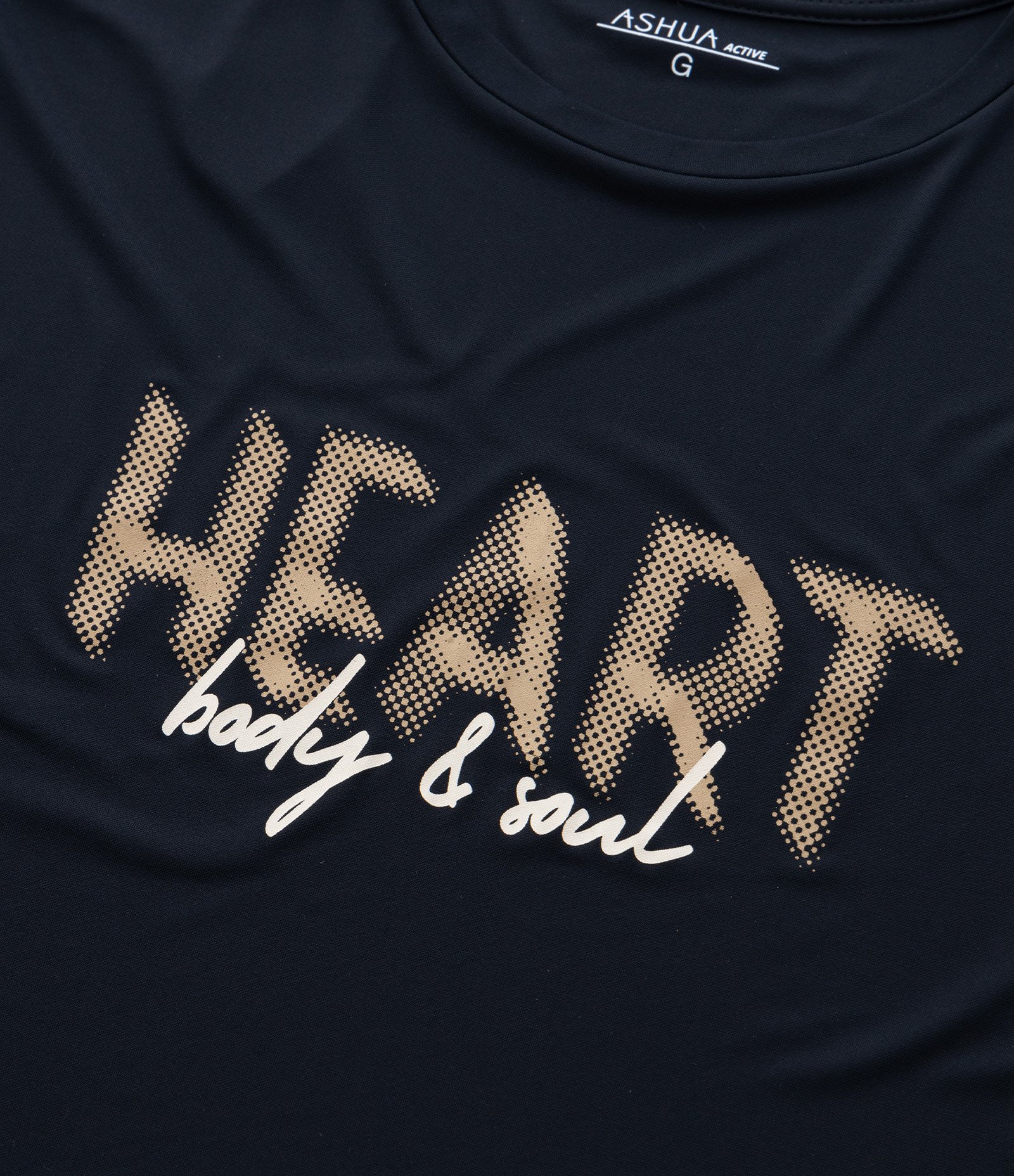 Regata com Tecnologia Dry e Estampa Heart Curve e Plus Size Preto 7