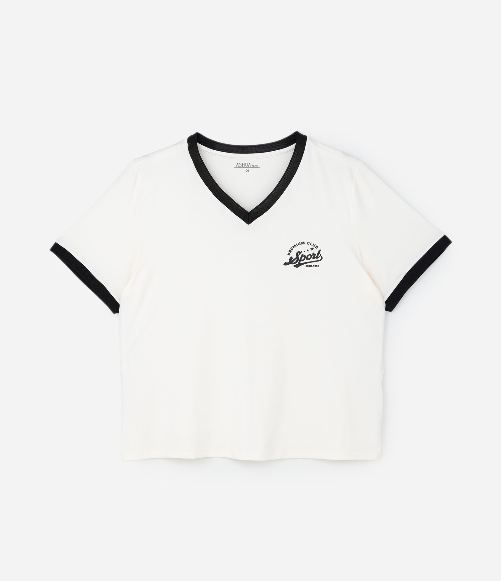 Camiseta Sportcore em Tecnologia Dry Curve e Plus Size Branco 4