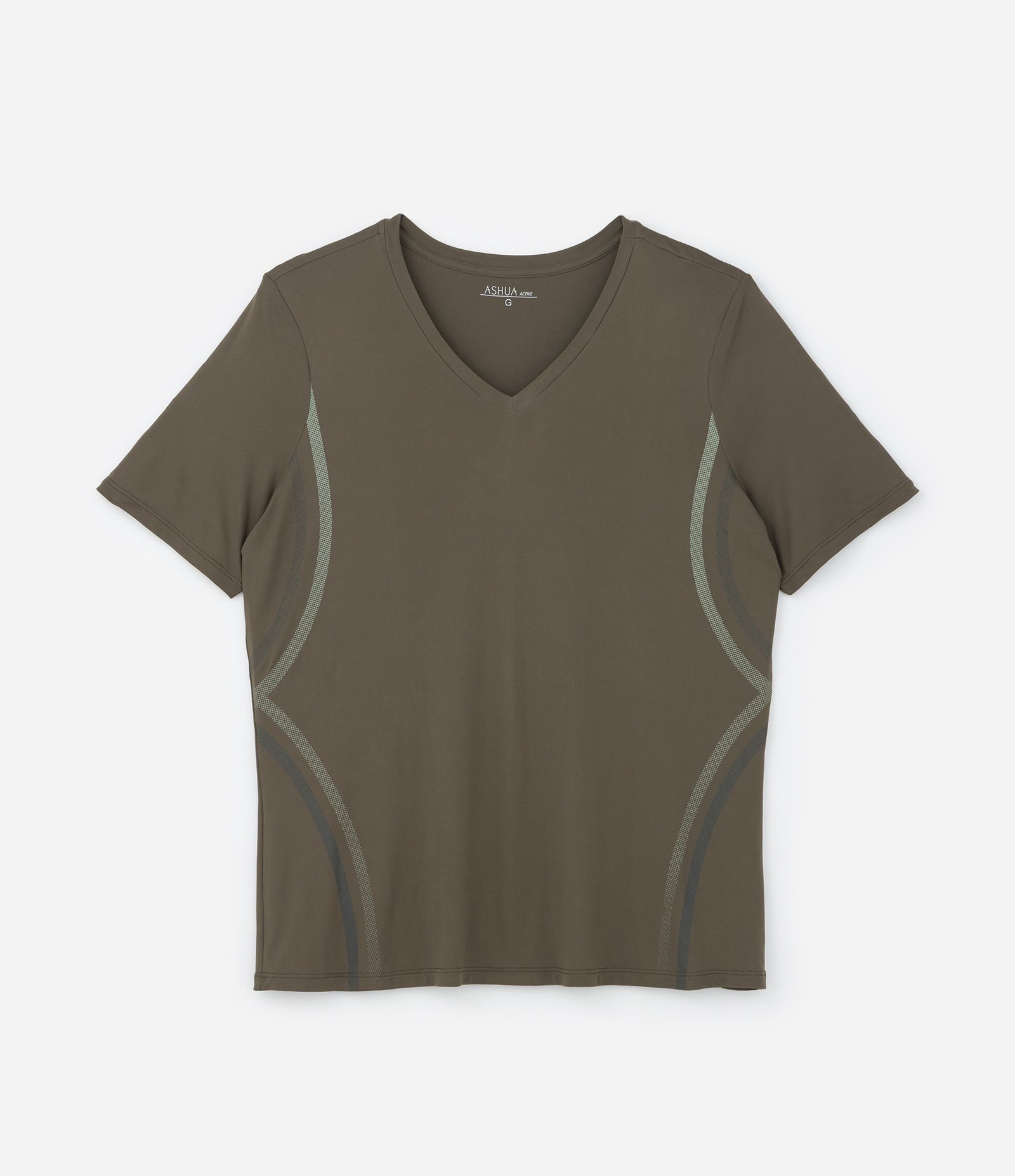 Camiseta Esportiva em Tecnologia Dry Curve & Plus Size Verde 4