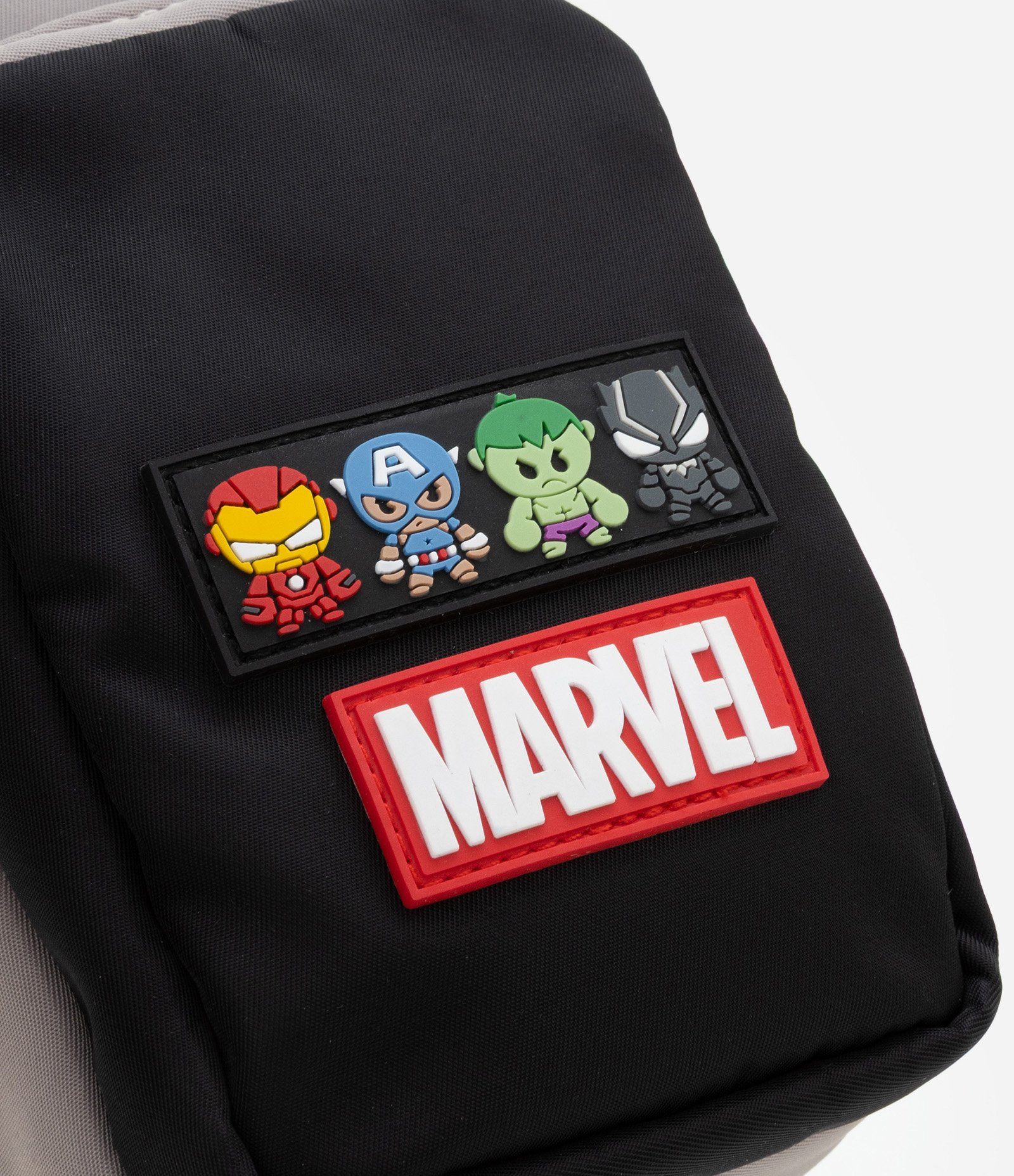 Bolsa Transversal Infantil com Estampa Marvel - Tam Único Cinza 4