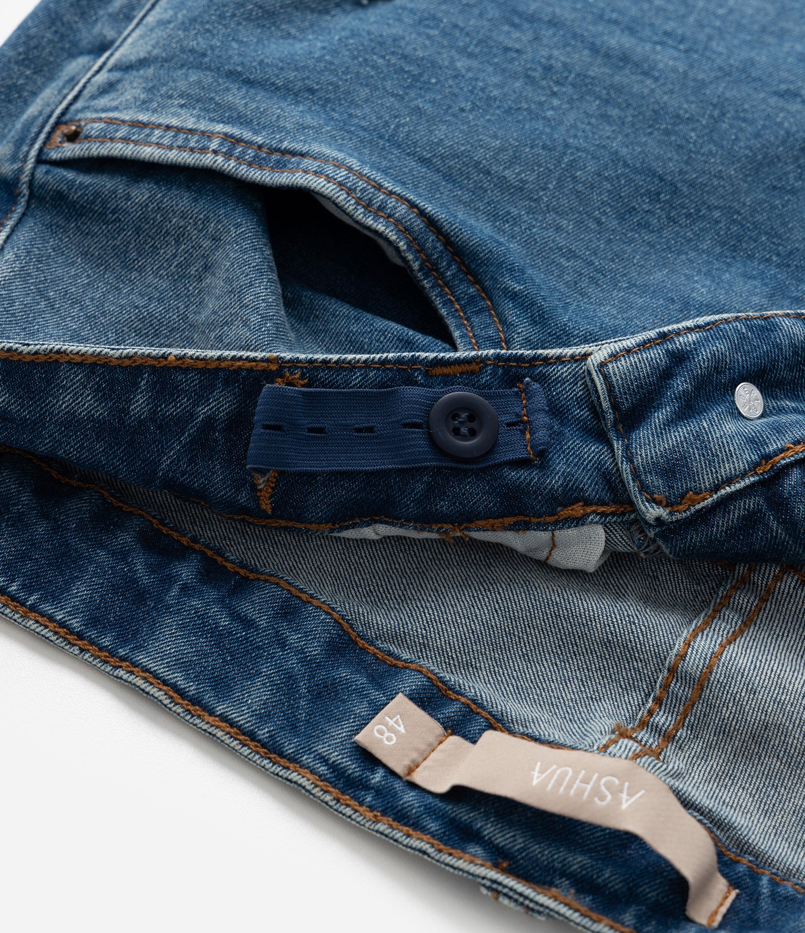 Calça Skinny em Jeans com Puídos e Barra Desfiada Curve & Plus Size Azul 8