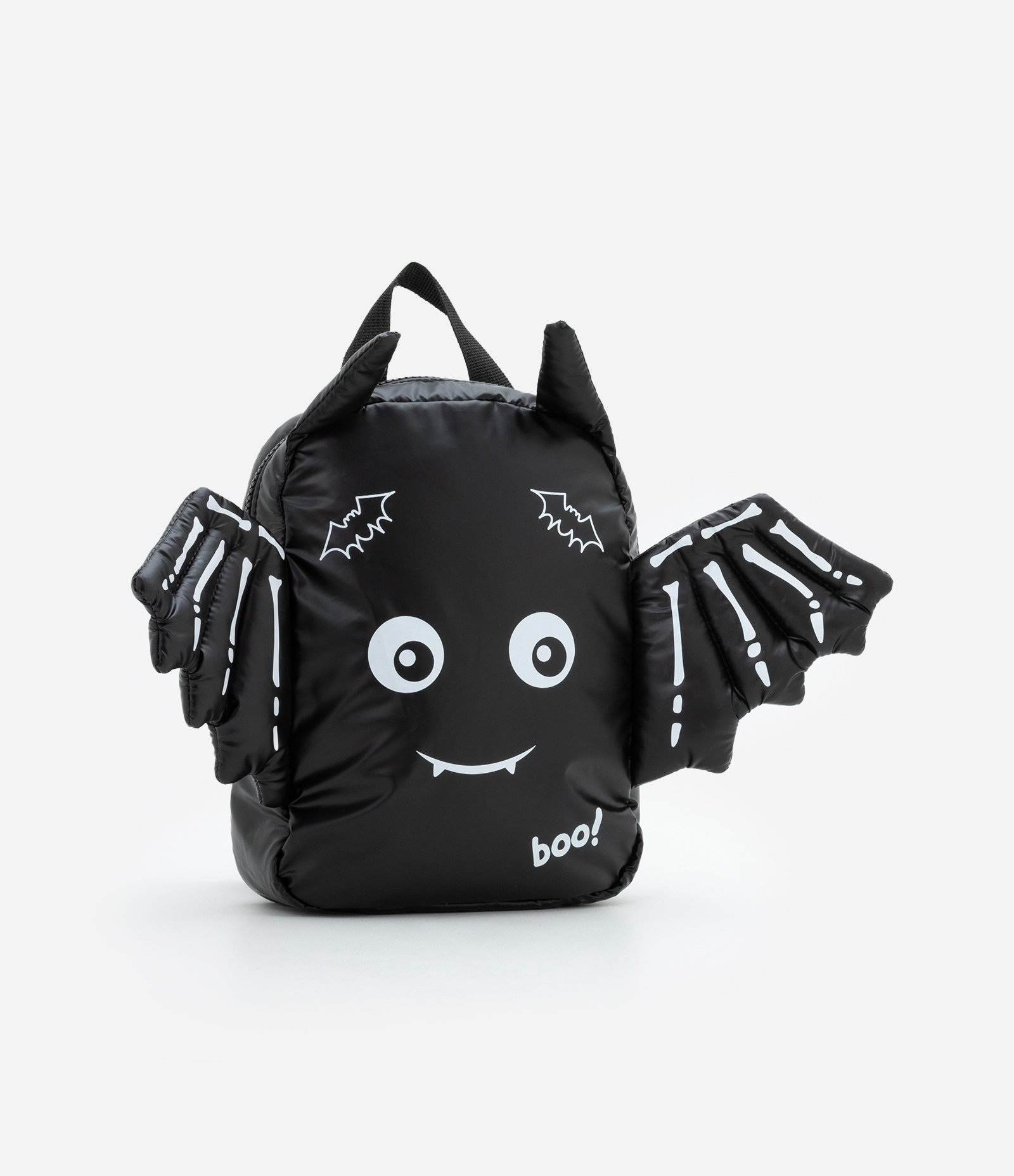 Mochila Infantil com Estampa Interativa Morcego - Tam Único Preto 1