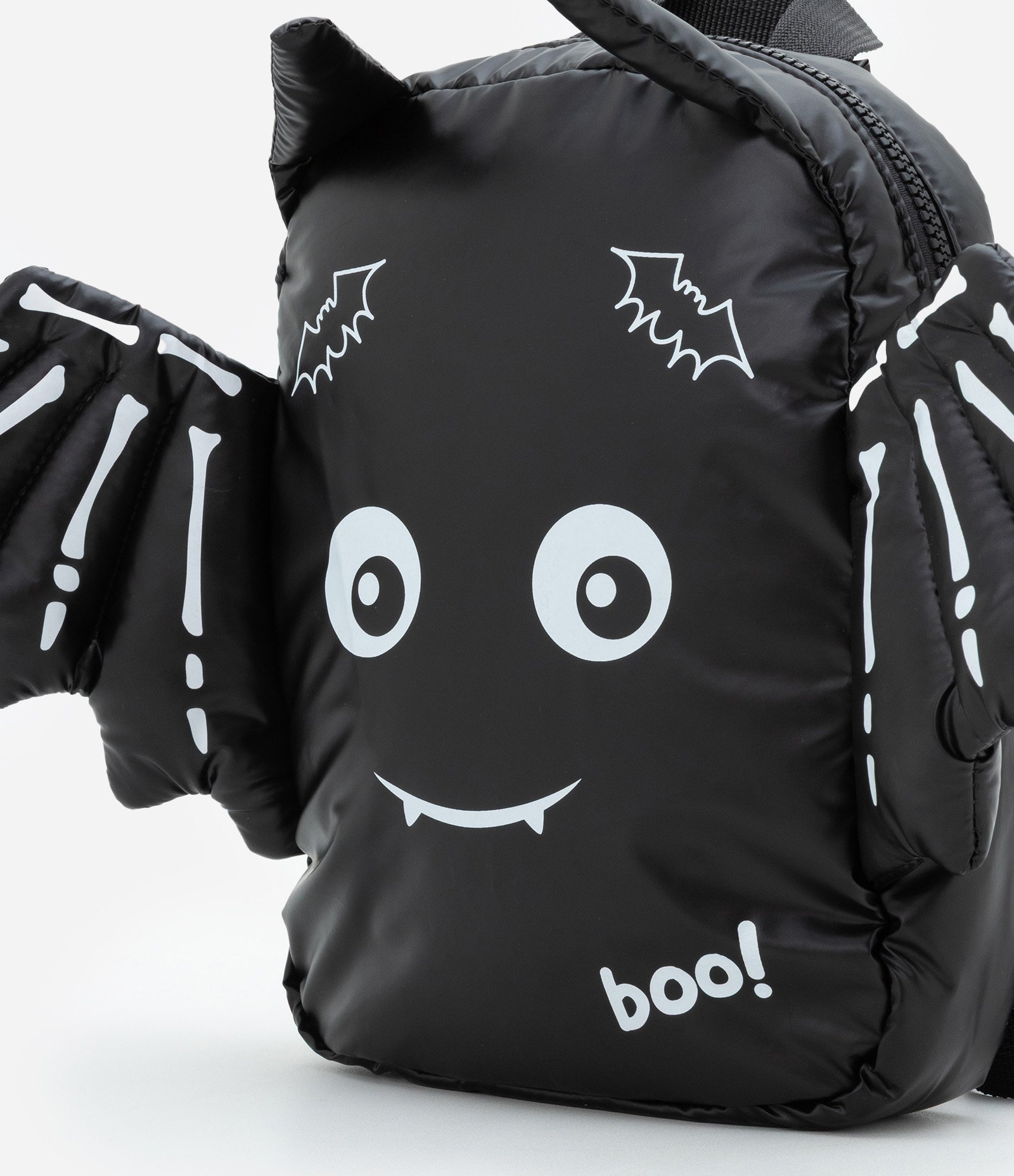Mochila Infantil com Estampa Interativa Morcego - Tam Único Preto 3