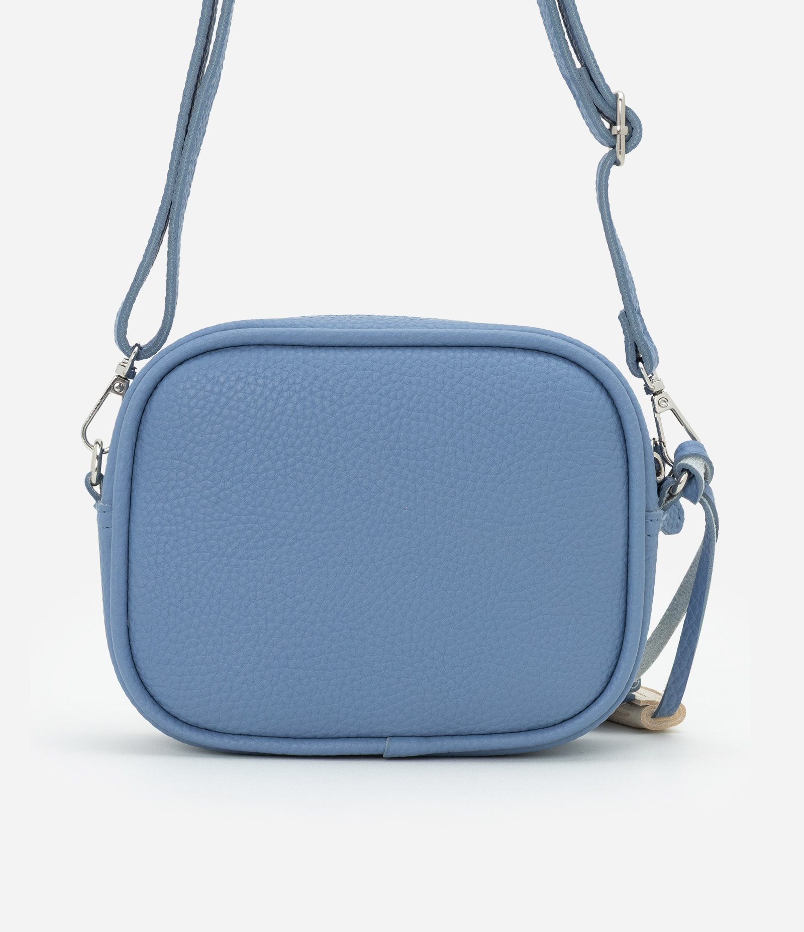 Bolsa Infantil Transversal com Bordado Coração - Tam Único Azul 3