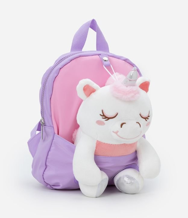 Mochila Infantil com Unicórnio 3D - Tam Único