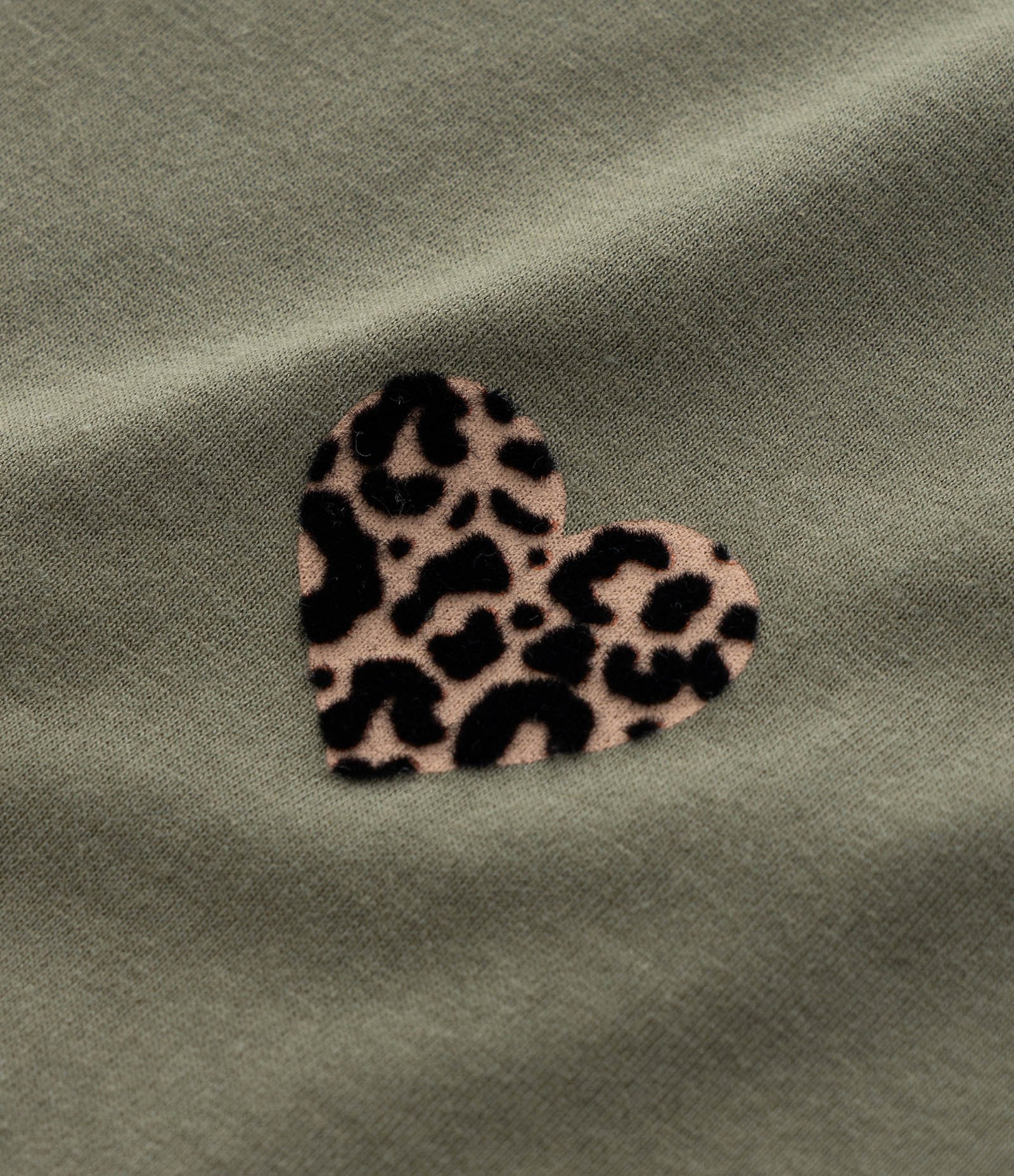 Blusa Manga Bufante e Coração Animal Print Curve & Plus Size Verde 6