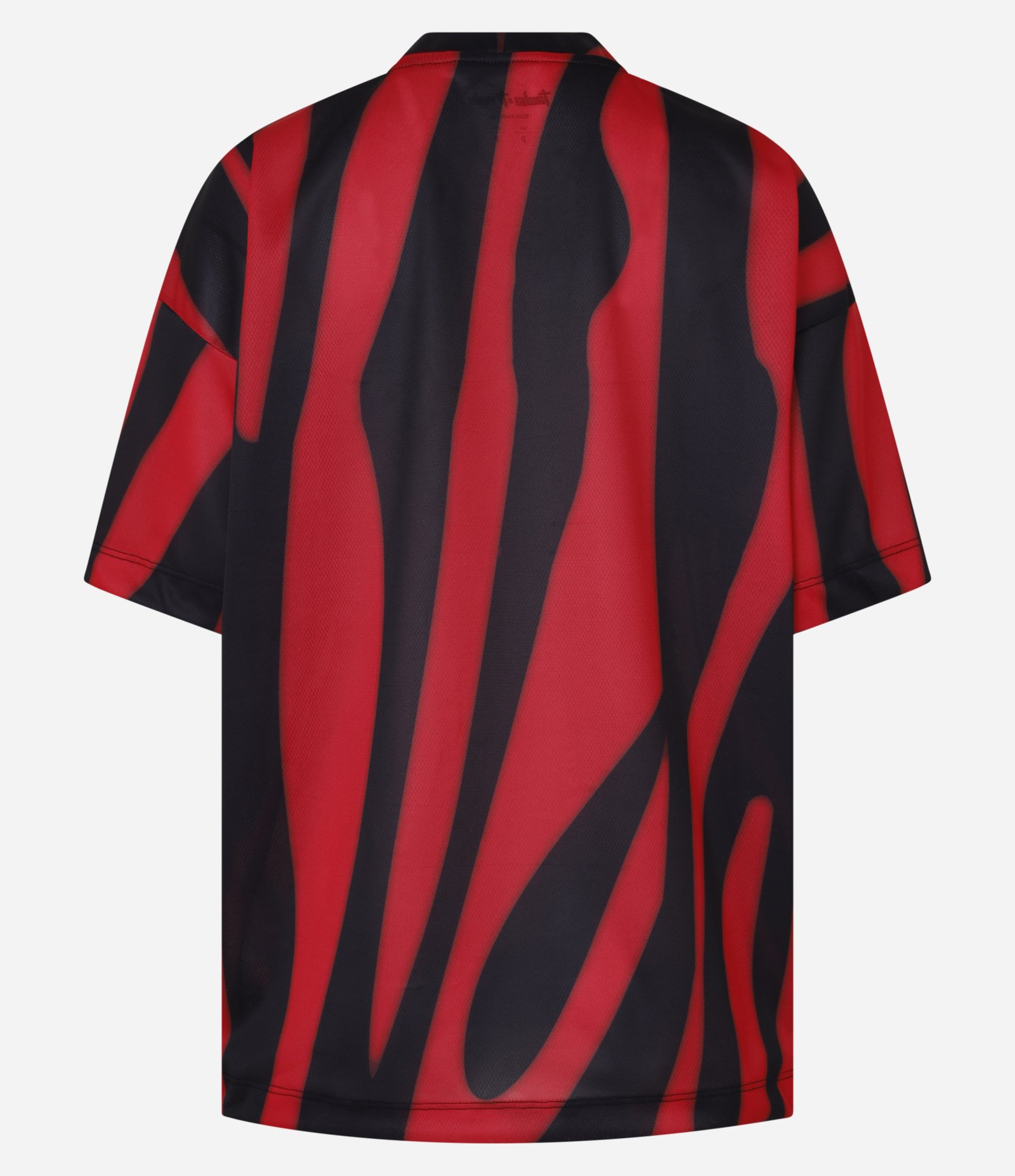 Camiseta Sport Core com Estampa Tasha e Tracie em Linhas Contrastantes Vermelho/Preto 6