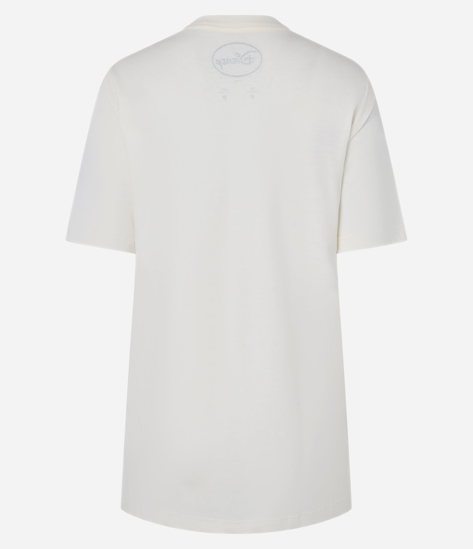 Camiseta Alongada em Algodão Estampa Mickey e Donald Off White 5