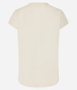 Camiseta Esportiva em Microfibra com Decote Redondo