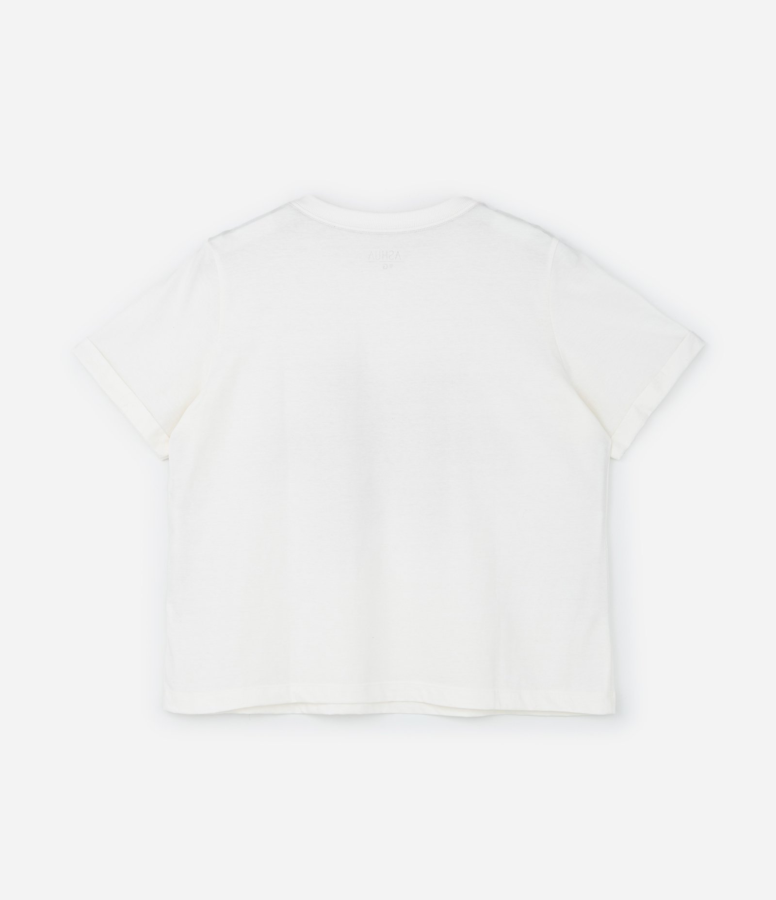 Camiseta T-shirt com Estampa de Flor Curve & Plus Size Branco 5