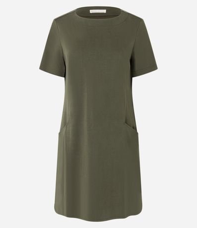 Saia Midi Verde Militar Renner Vestido Militar Renner Vestido