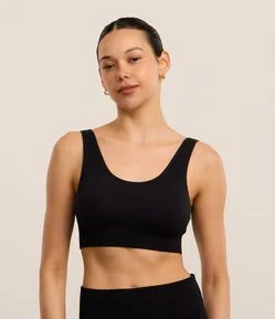 Top Bojo Esportivo Seamless com Alças Largas