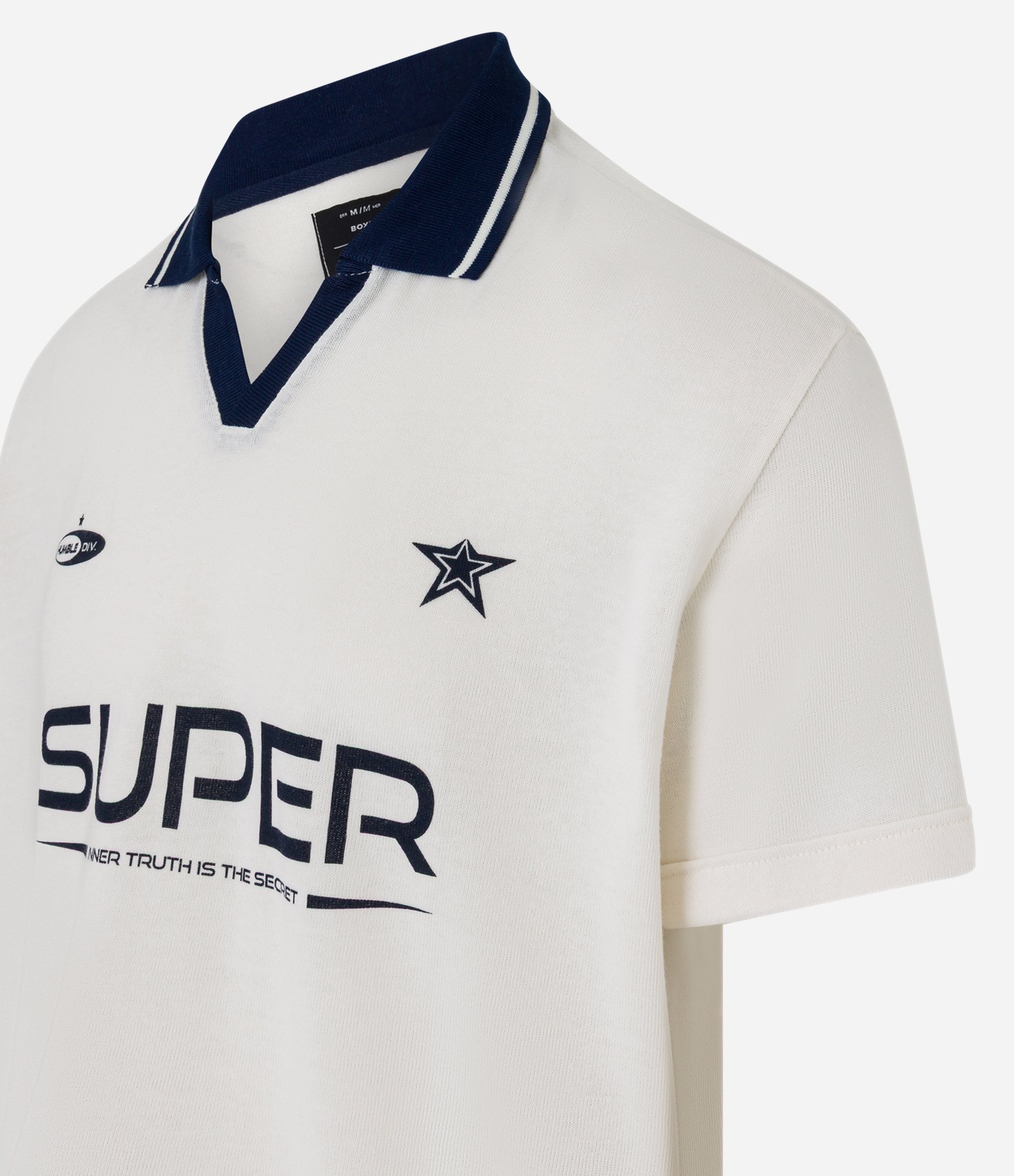 Camisa Polo Sportcore em Algodão com Estampa Lettering Bege 6