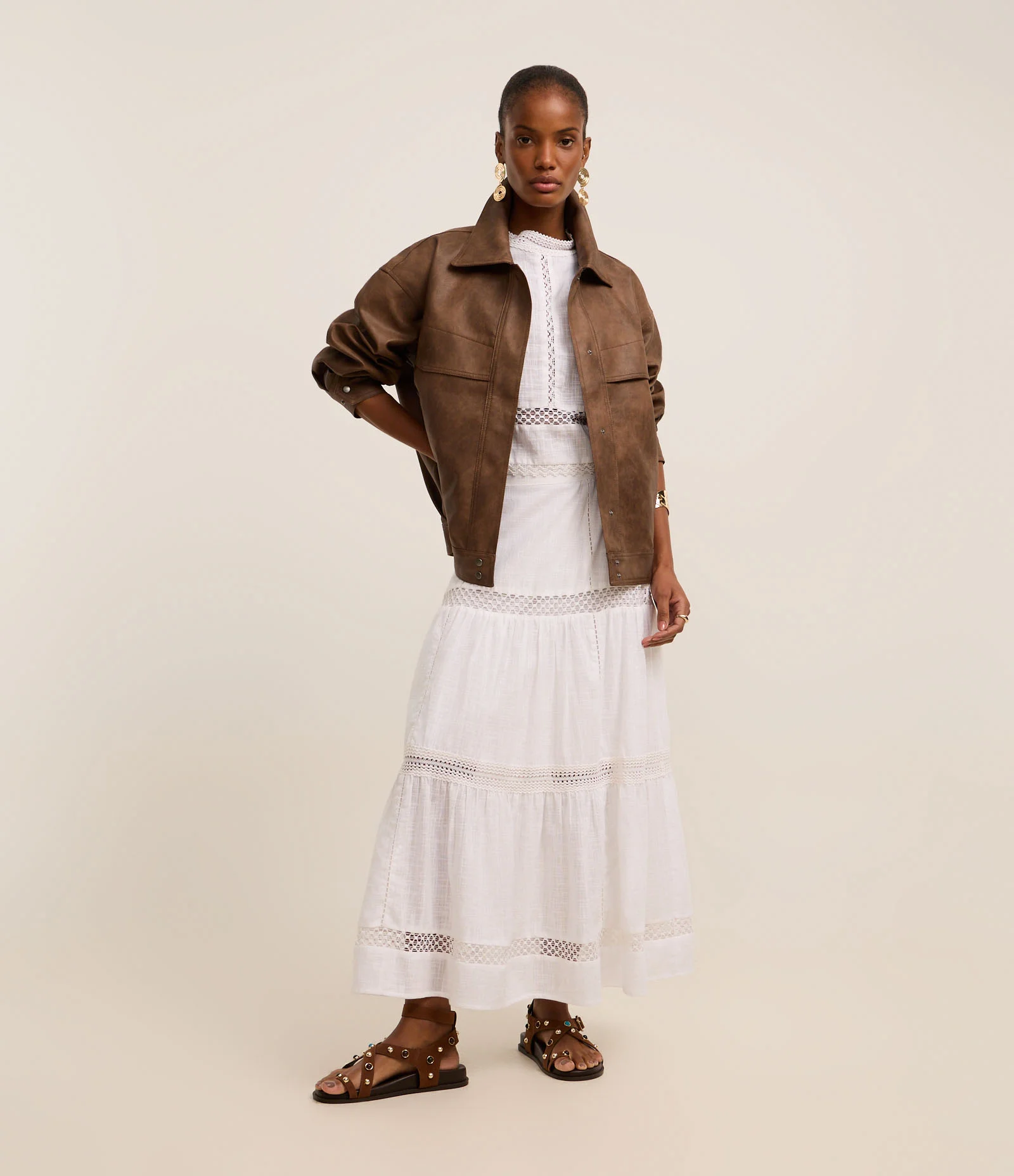 Blusa Boho em Cambraia com Entremeios Branco 2