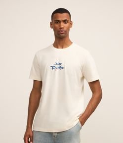 Camiseta Comfort em Algodão com Estampa do Stitch