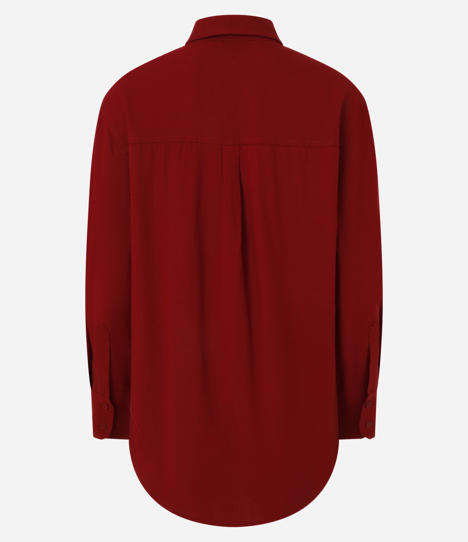 Camisa Viscolinho com Abotoamento Frontal Vermelho 7