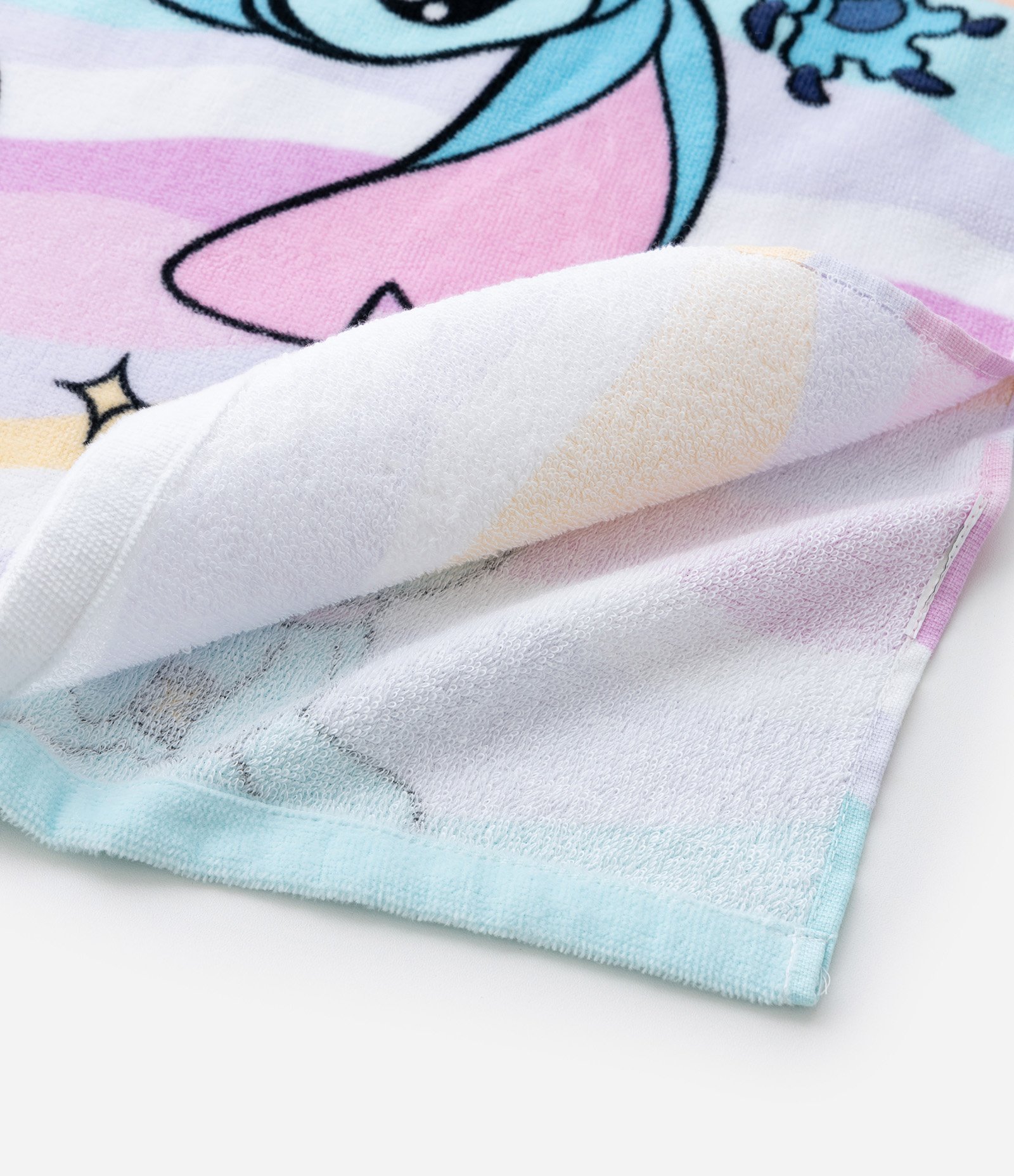 Poncho Infantil Atoalhado Estampa Angel e Stitch- Tam Único Multicores 3