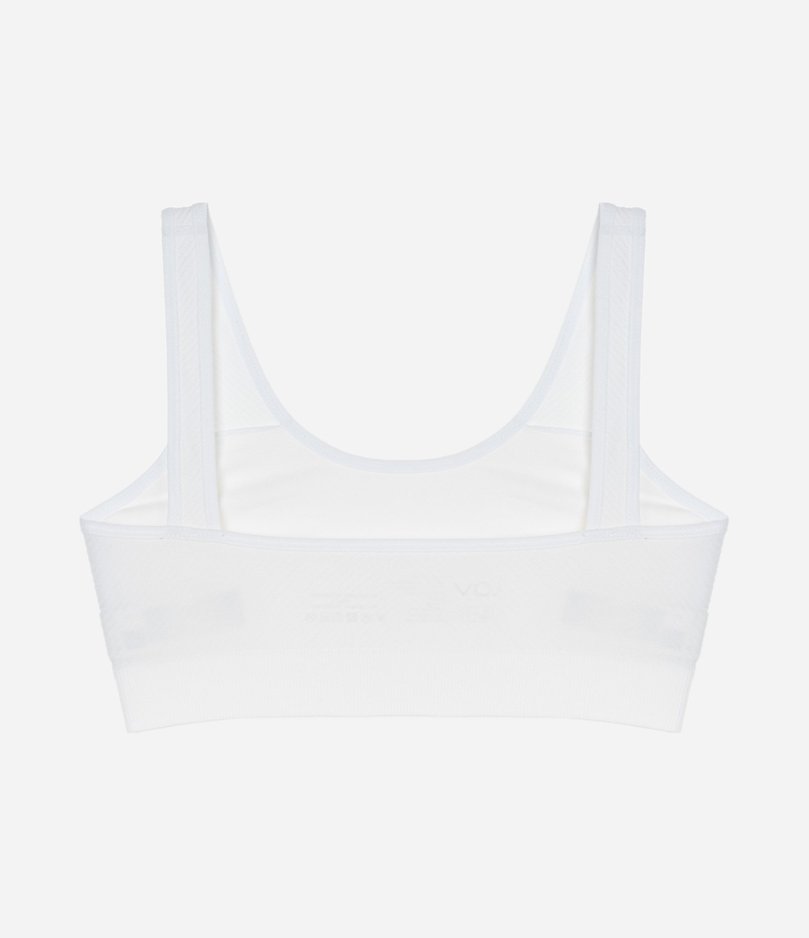 Sutiã Top em Poliamida Texturizada Seamless Branco 5