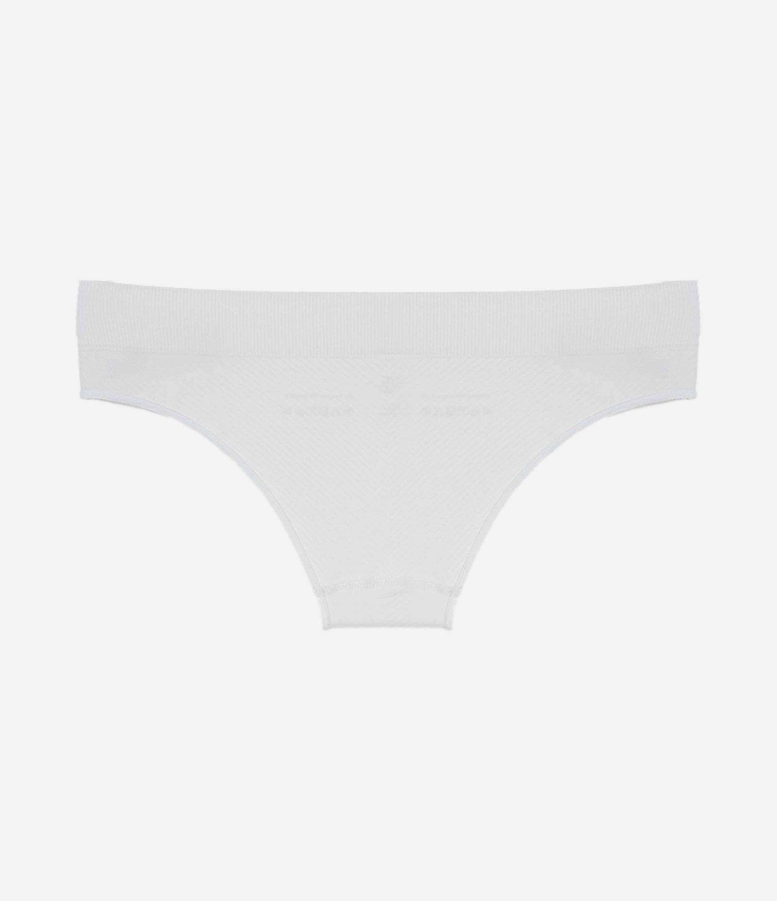 Calcinha Biquíni em Poliamida Texturizada Seamless Branco 6