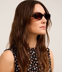 Vestido  Evasê Longo em Viscose com Estampa Floral Liberty