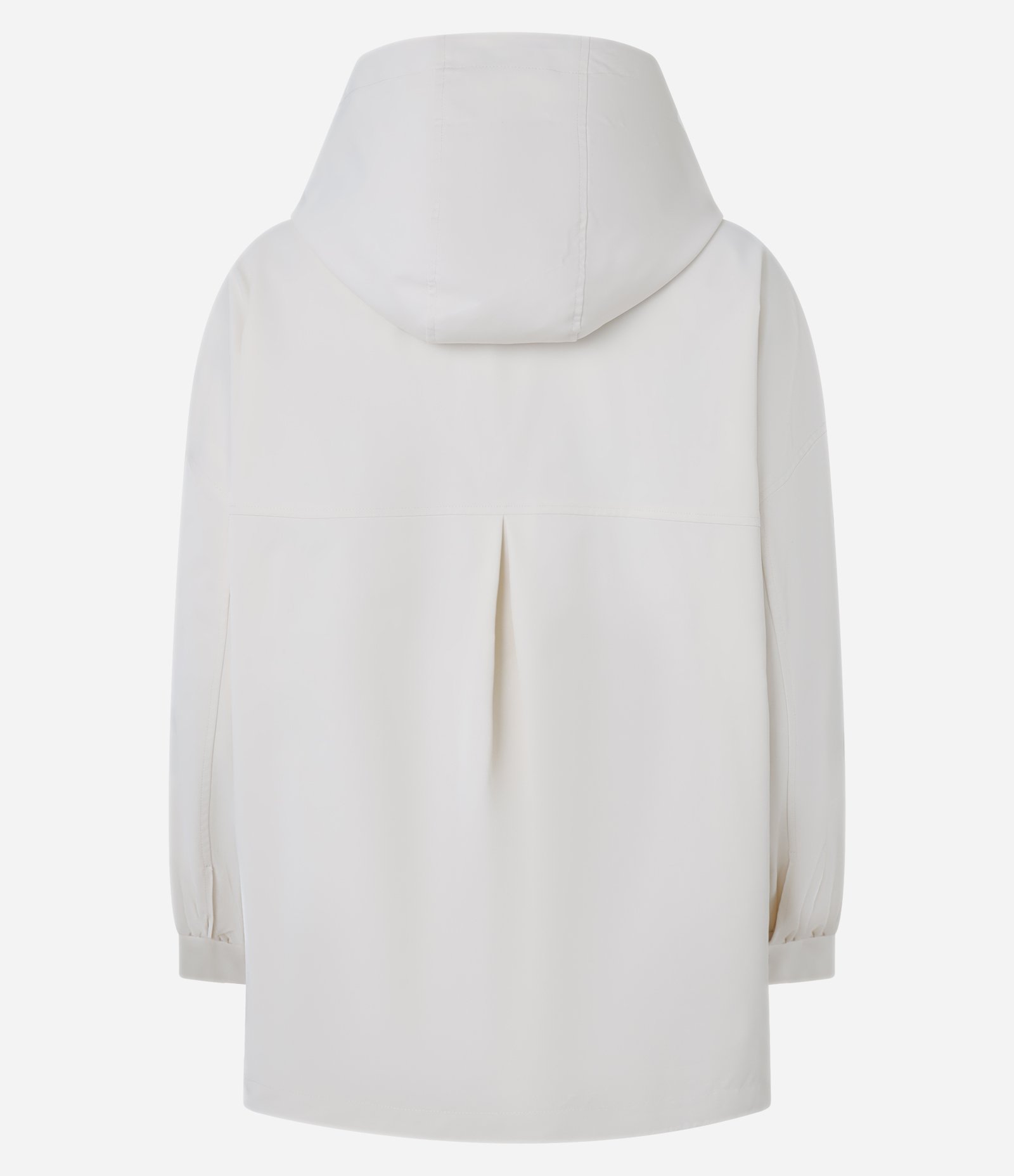 Jaqueta Oversized com Ajustador no Capuz e Bolsos Cargo Off White 9