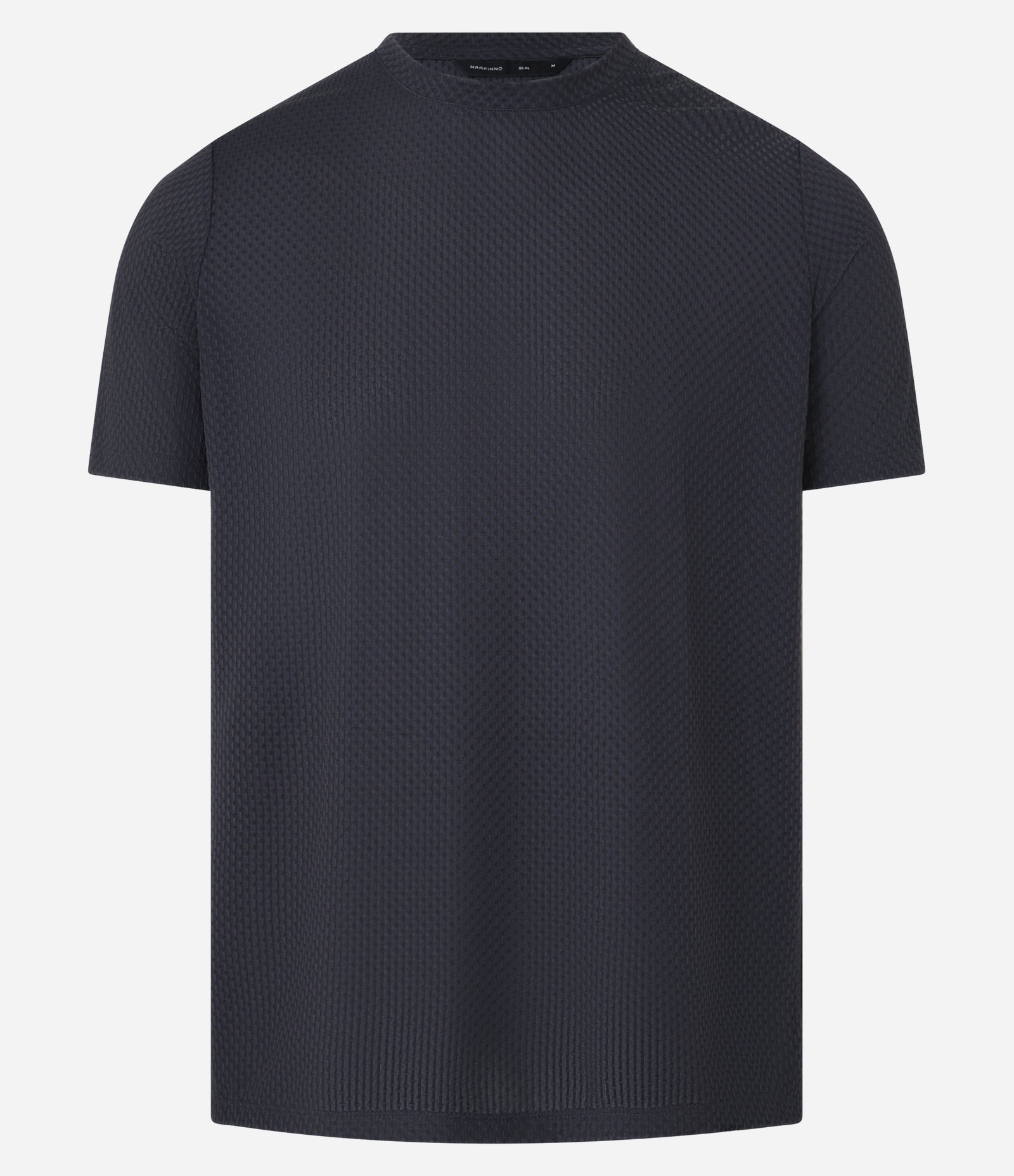 Camiseta Slim Performance Easy Care em Poliamida Maquinetada Cinza 5