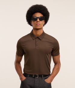 Camisa Polo Performance com Toque Gelado