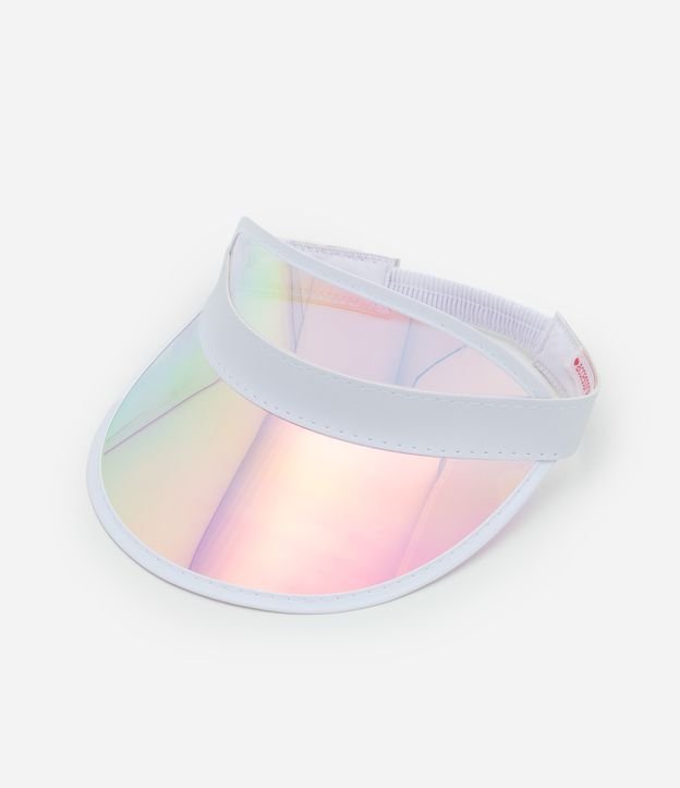 Viseira Infantil em Plástico Holográfica - Tam Único