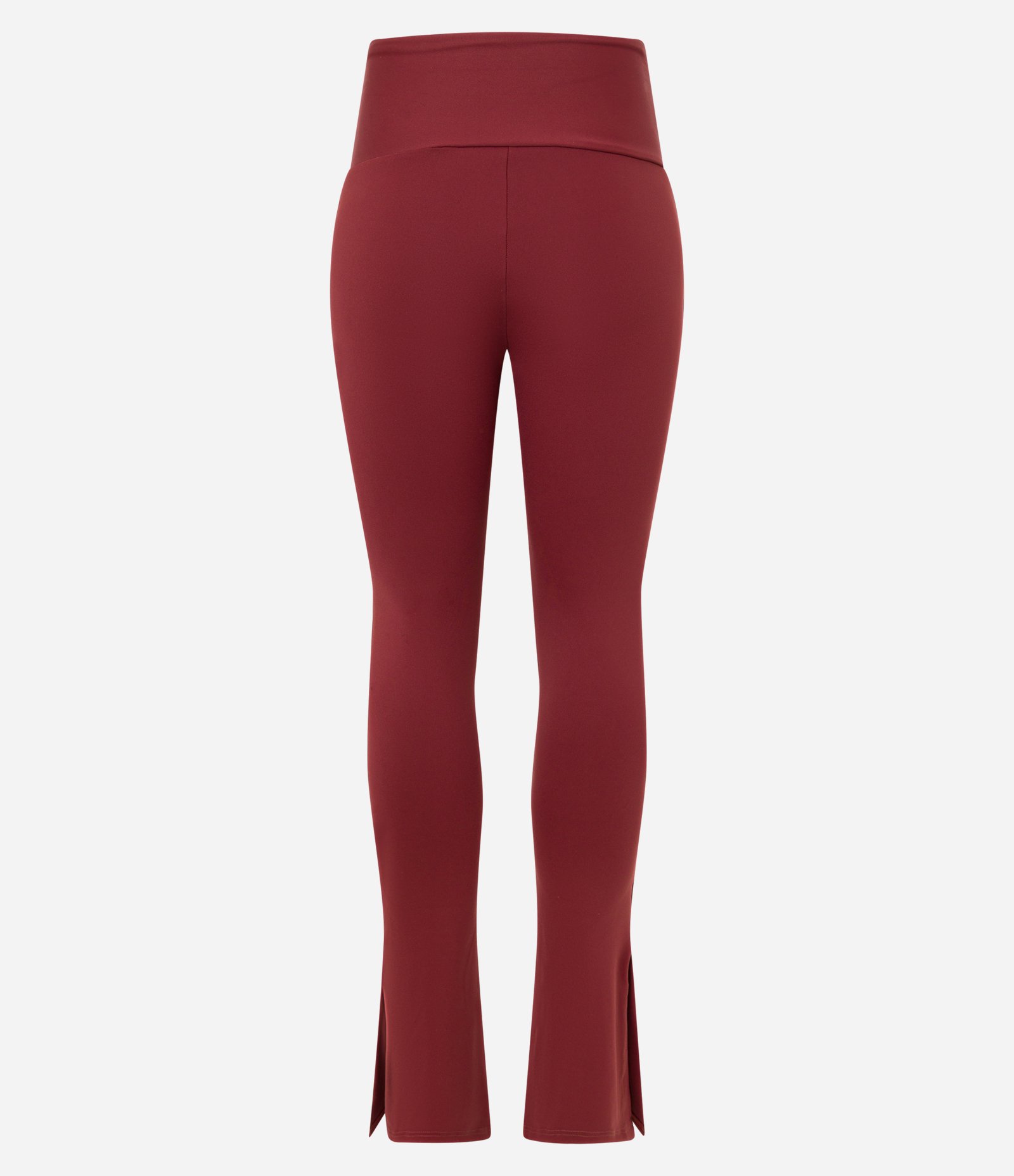 Calça Legging Flare Esportiva em Microfibra com Fenda Lateral 7