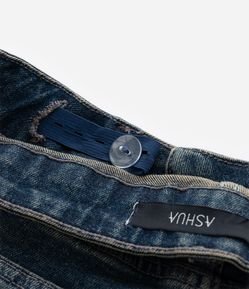 Calça Reta Jeans e Elastano Fenda Lateral Curve & Plus Size