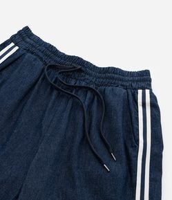 Calça Pantalona em Jeans com Cós Elástico Curve & Plus Size