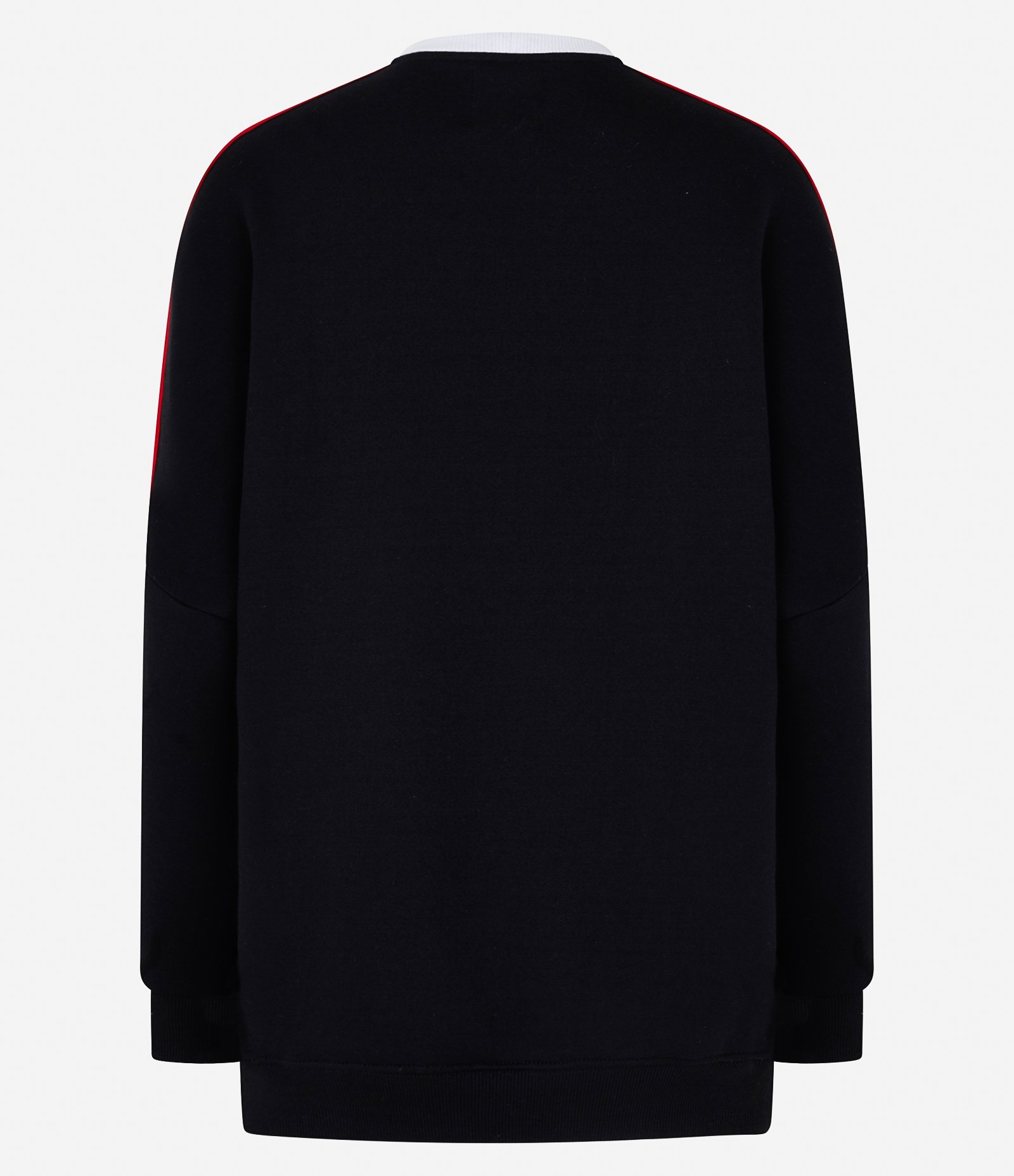 Casaco em Moletom com Viés Contrastante e Estampa Chevrolet Preto 10