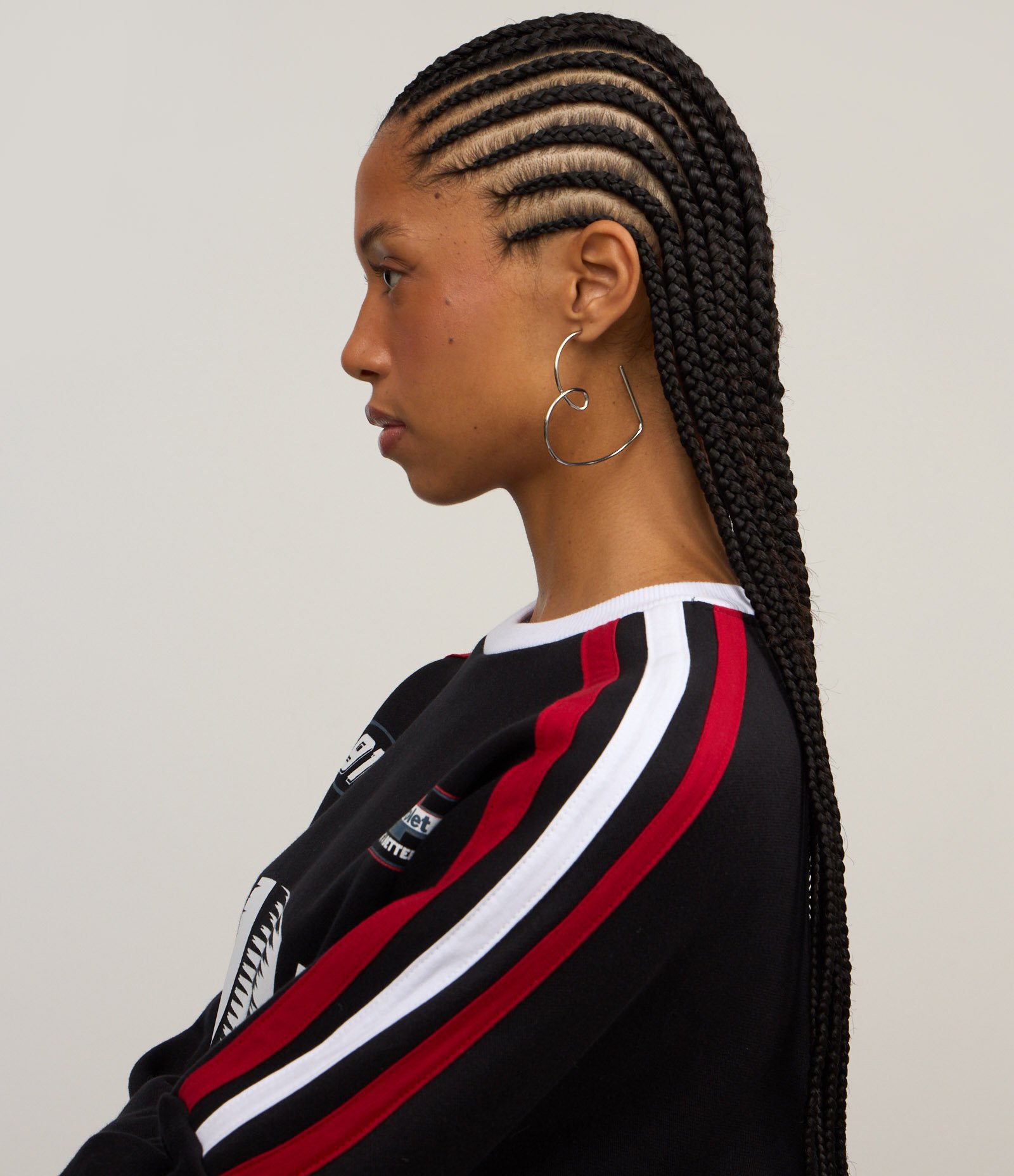 Casaco em Moletom com Viés Contrastante e Estampa Chevrolet Preto 7