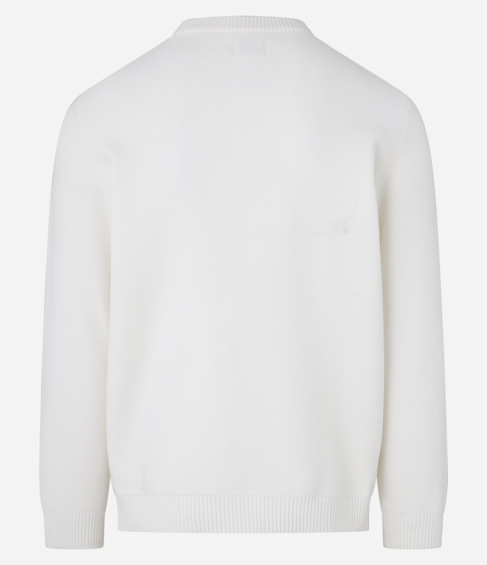 Suéter Básico em Fleece com Felpa Texturizado Off White 9