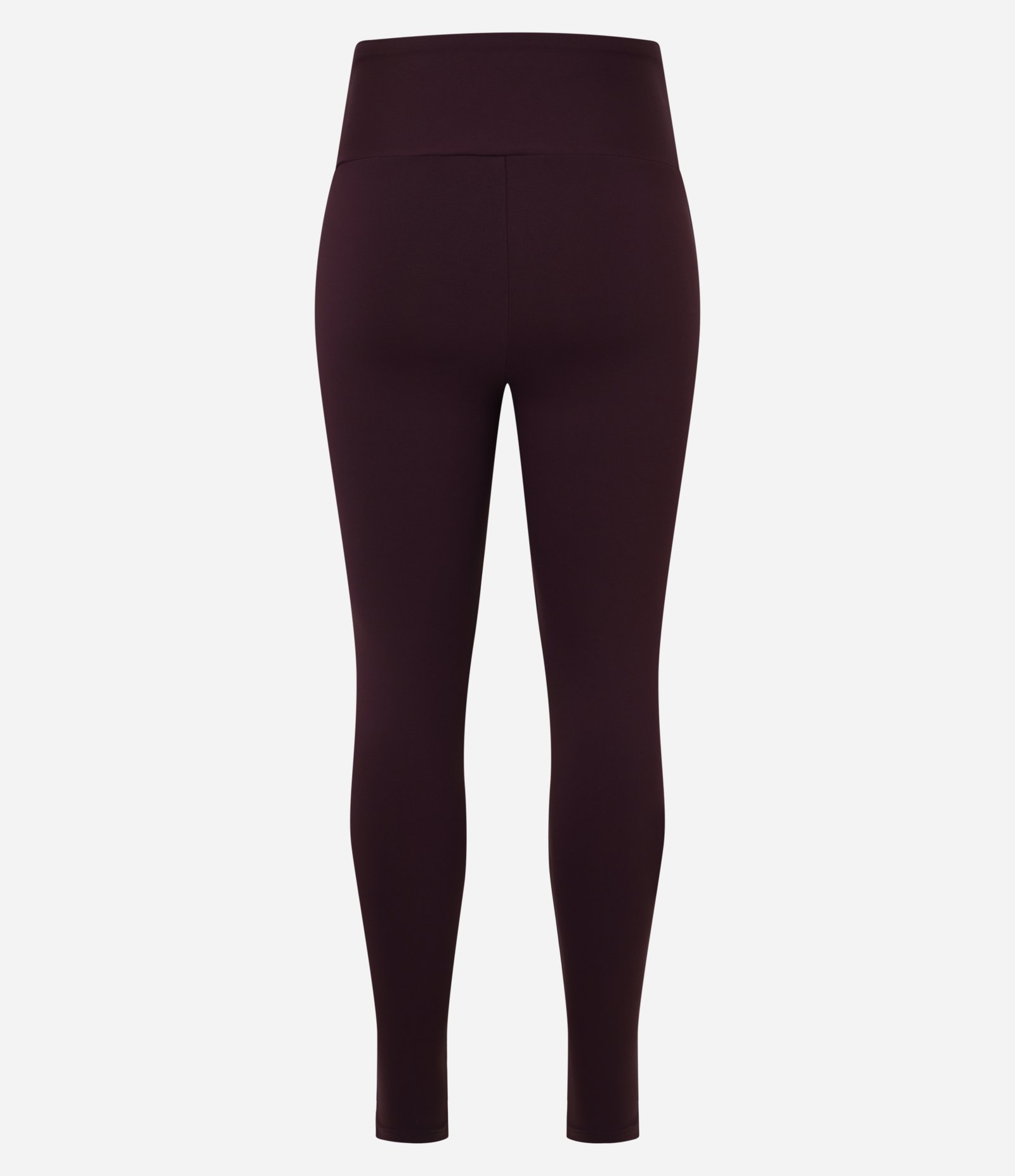 Calça Legging Esportiva em Microfibra com Friso Lateral Contrastante Bordô 2