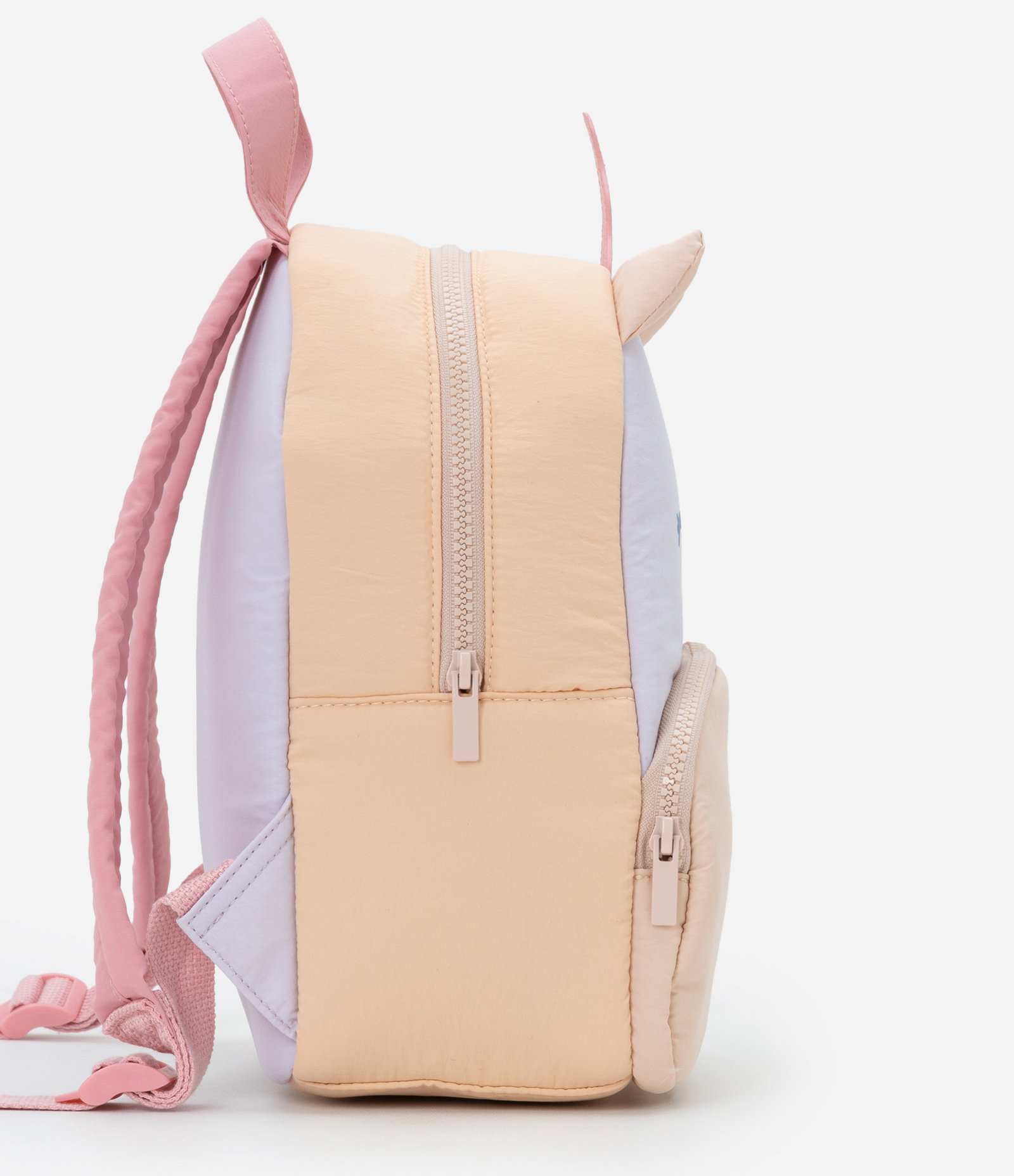 Mochila Infantil com Bolsinho e Estampa Unicórnio - Tam Único Rosa 2