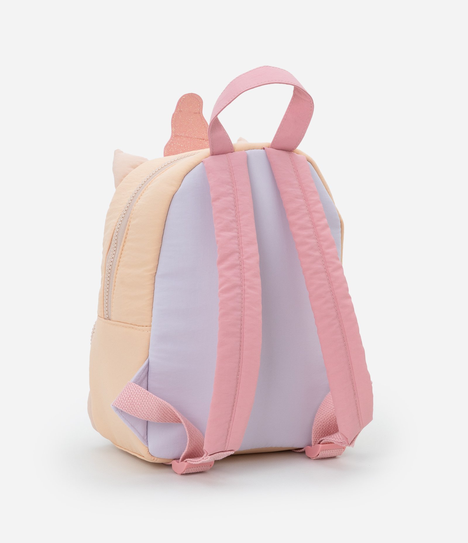 Mochila Infantil com Bolsinho e Estampa Unicórnio - Tam Único Rosa 5