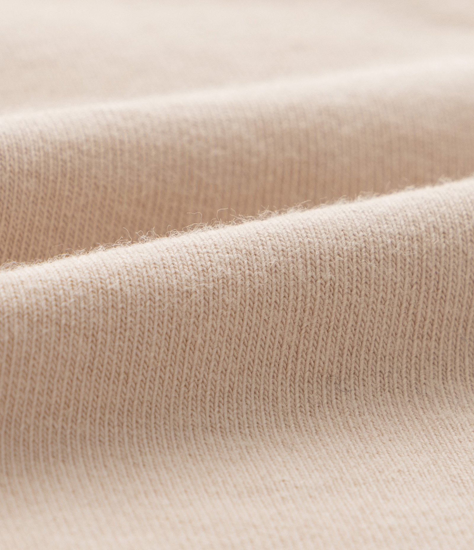 Calça Infantil com Cós Virado e Punhos Canelados - Tam RN a 18 Meses Bege 3