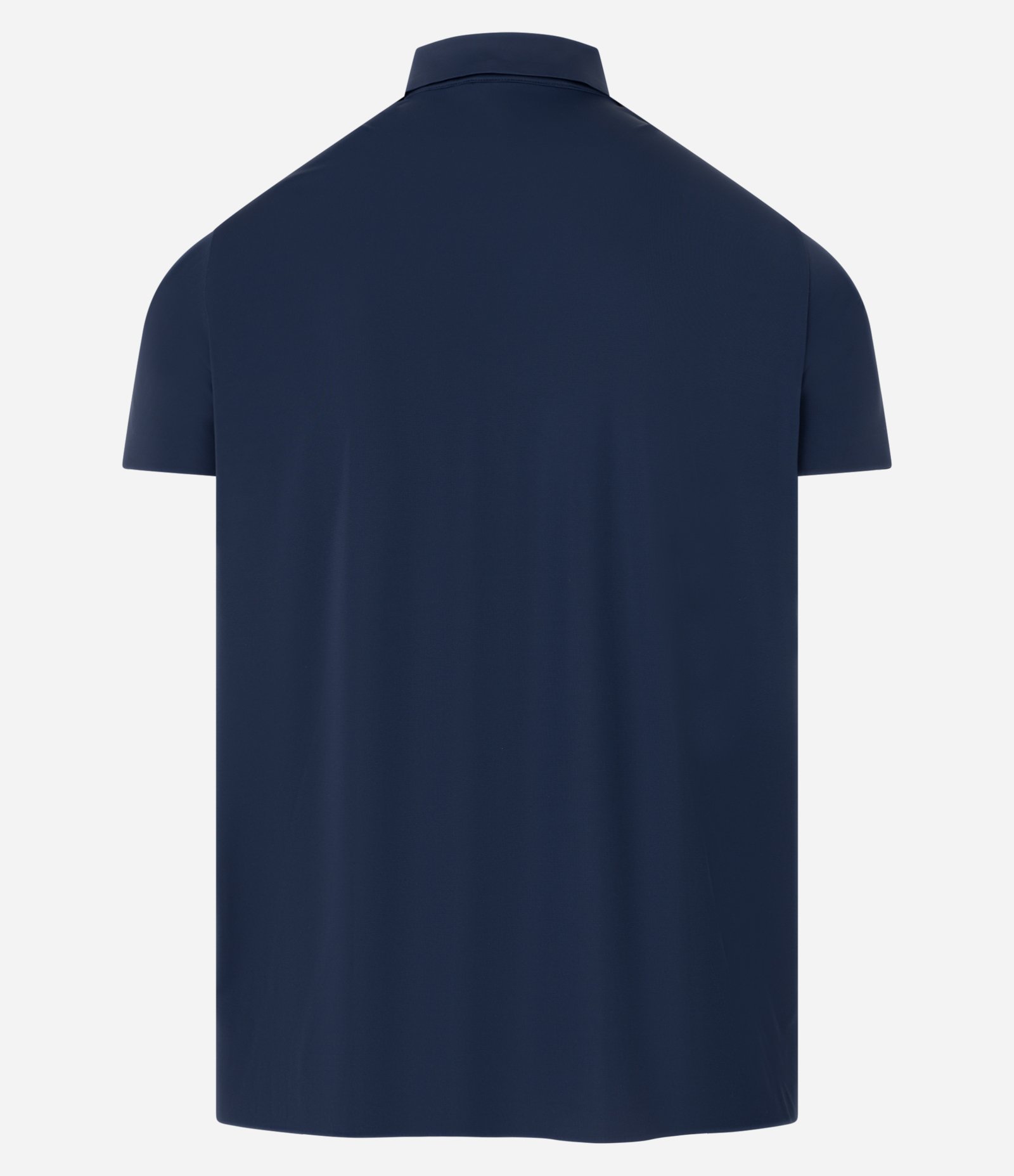 Camisa Polo Slim em Poliamida com Tecnologia Termocolante e Botões na Gola Azul escuro 9