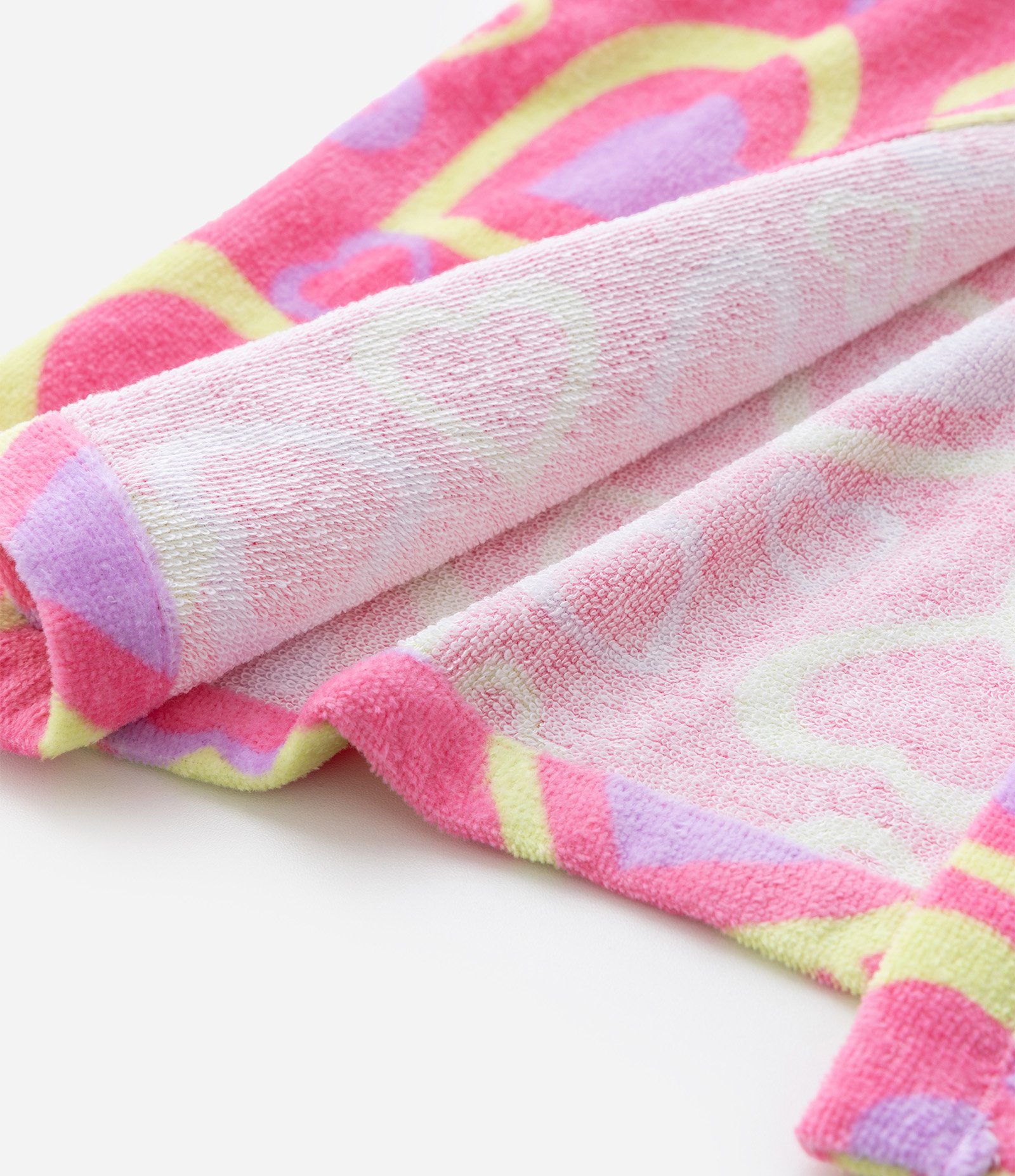 Roupão Infantil Atoalhado com Estampa de Corações - Tam Único Multicores 3