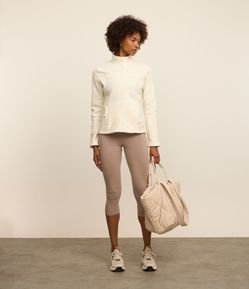 Calça Legging Corsário Esportiva em Microfibra