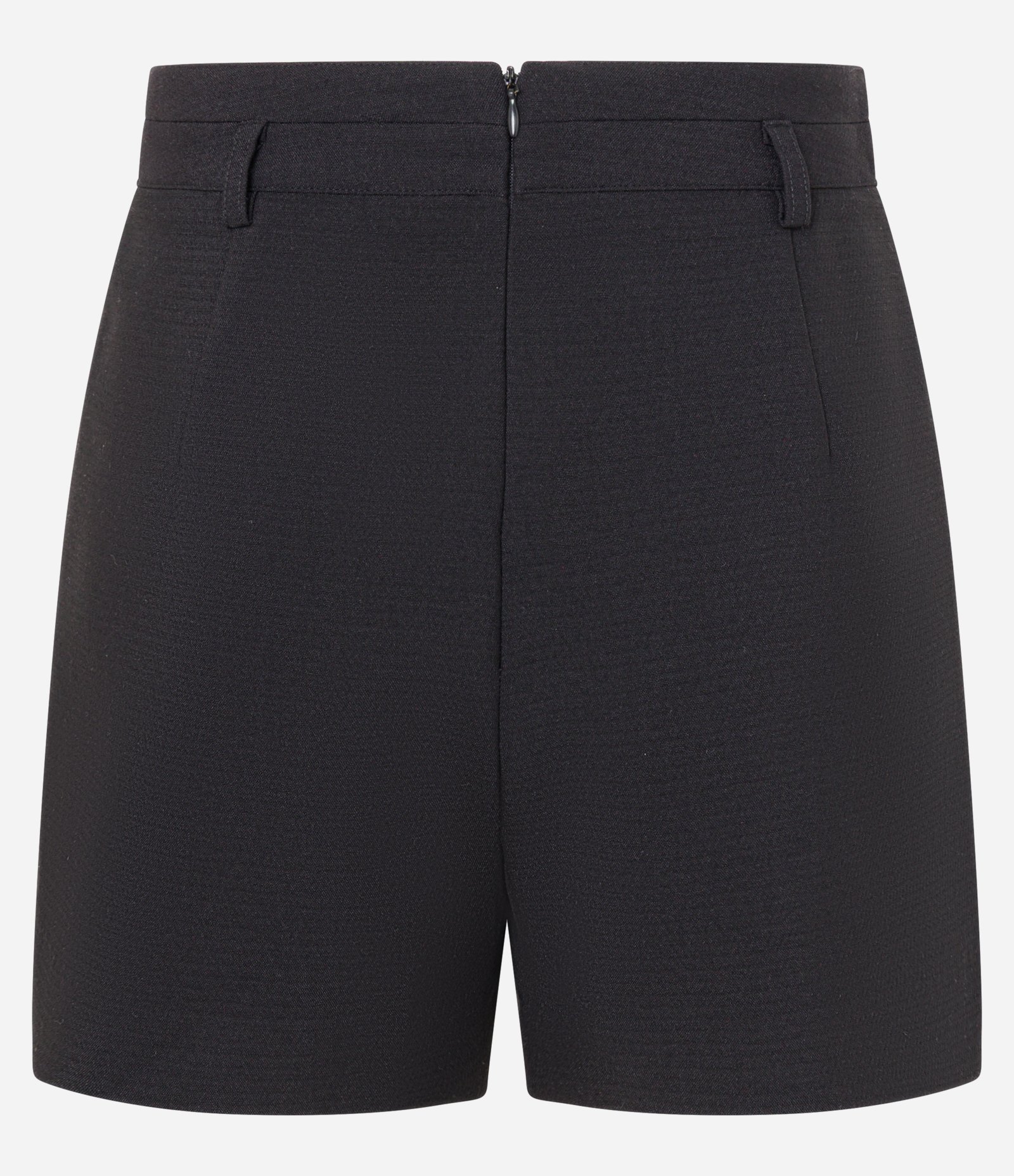 Short Saia Alfaiatado com Pespontos e Passantes no Cós Preto 6