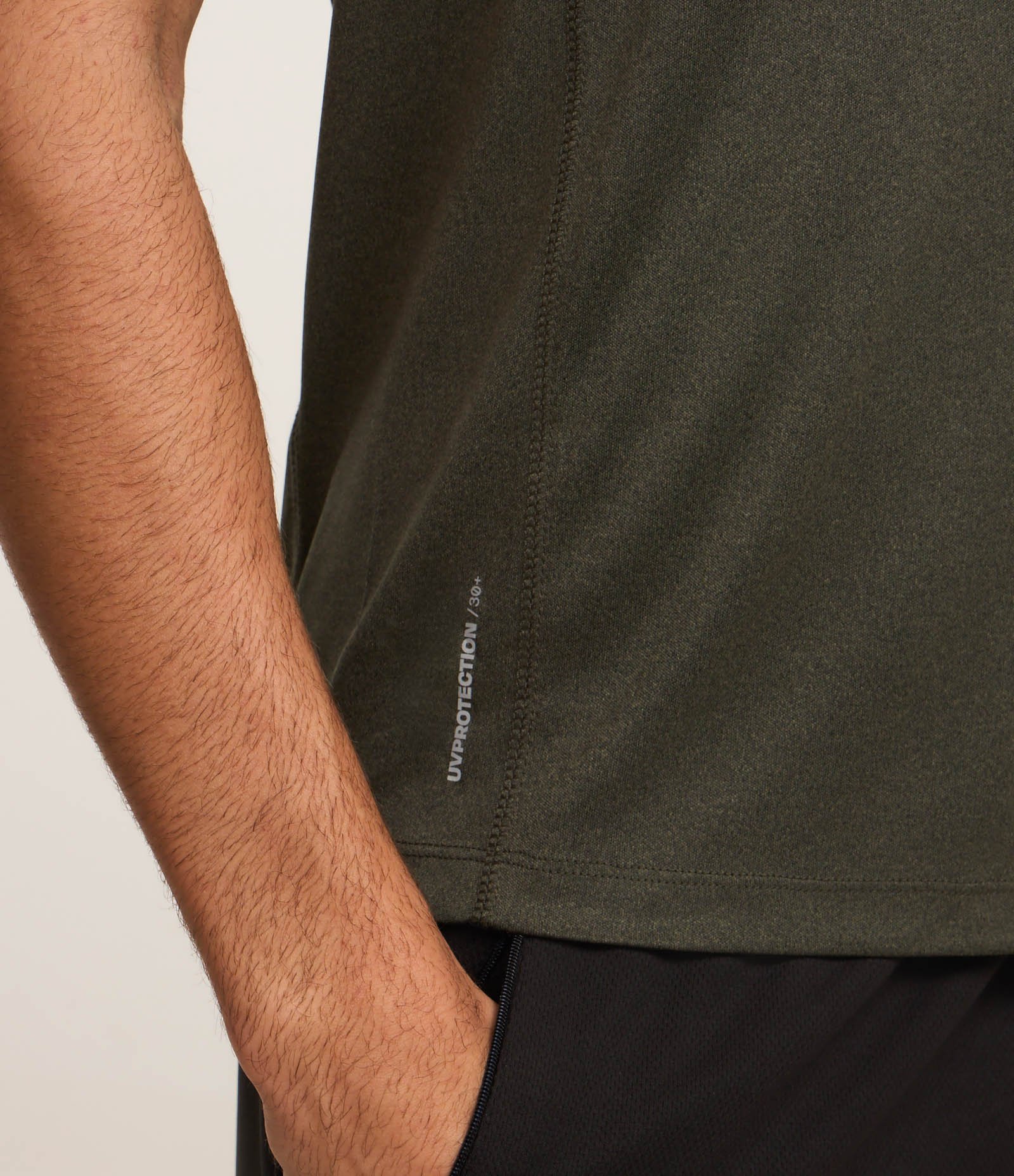 Regata Regular Esportiva Básica com Detalhe Refletivo Verde 4