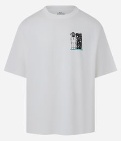 Camiseta Relaxed em Algodão com Estampa Russo Passapusso