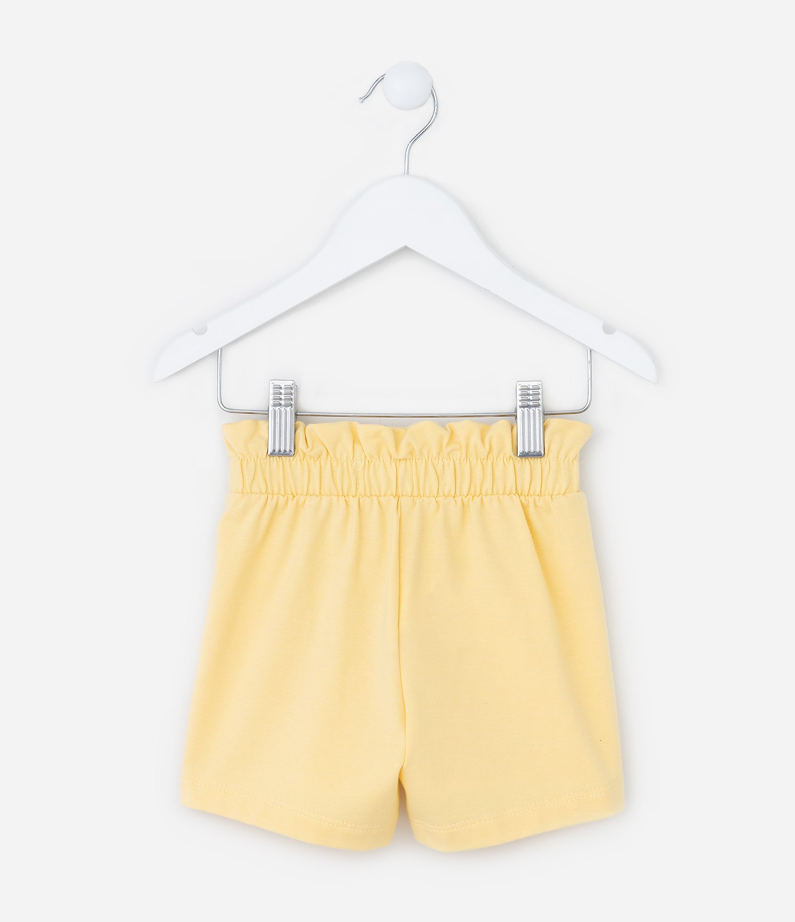 Short Clochard Infantil com Estampa Centopéia - Tam 1 a 6 Anos Amarelo 2